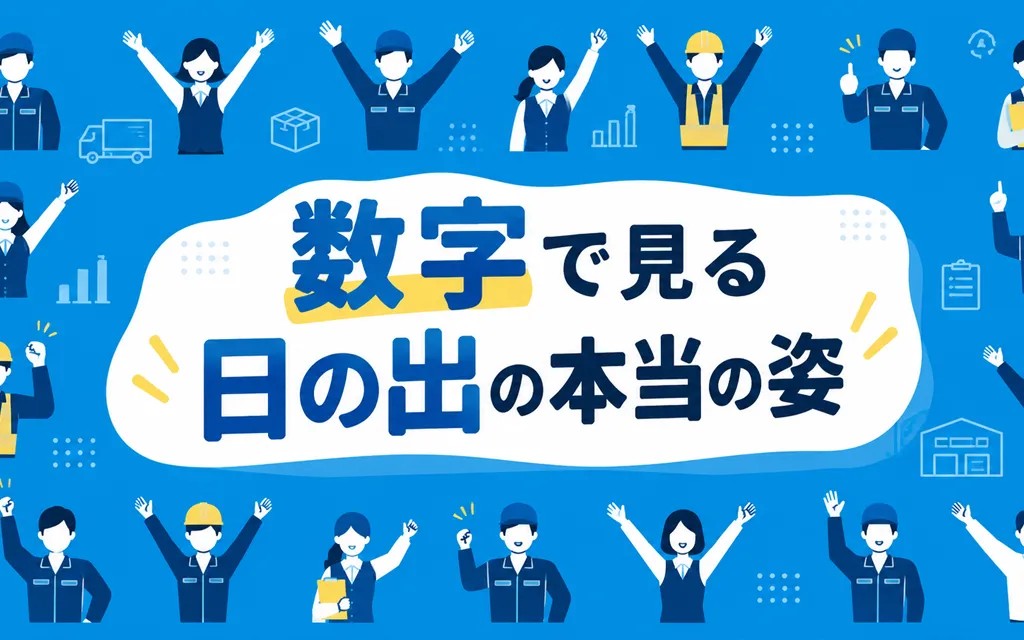 数字で見る日の出の本当の姿